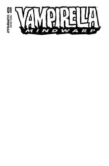 Vampirella Mindwarp #1 Blank Authentix Variant Cover F