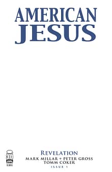 American Jesus #1 Blank Variant Cover C