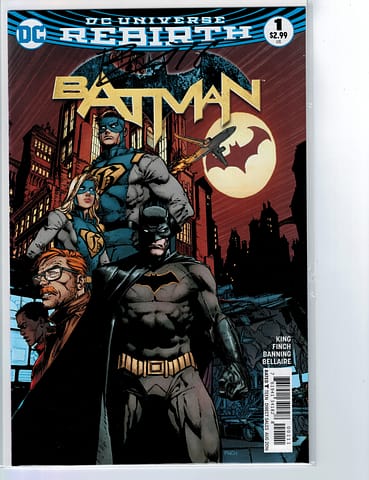 Batman #1 signed Matt Banning 07072016