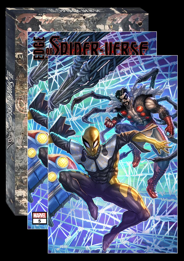 Edge Of Spider-Verse #5 Alan Quah Limited Edition Exclusive Trade Dress & Virgin Box Set