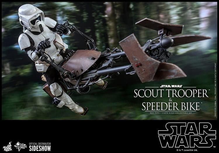Scout Trooper and Speeder Bike Return