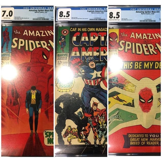 More Keys from #cgc #spiderman #captainamerica #gwenstacy #kingpin #igcomics #igcomicfamily #silveragecomics #silveragekeys #forsale Please DM for pricing