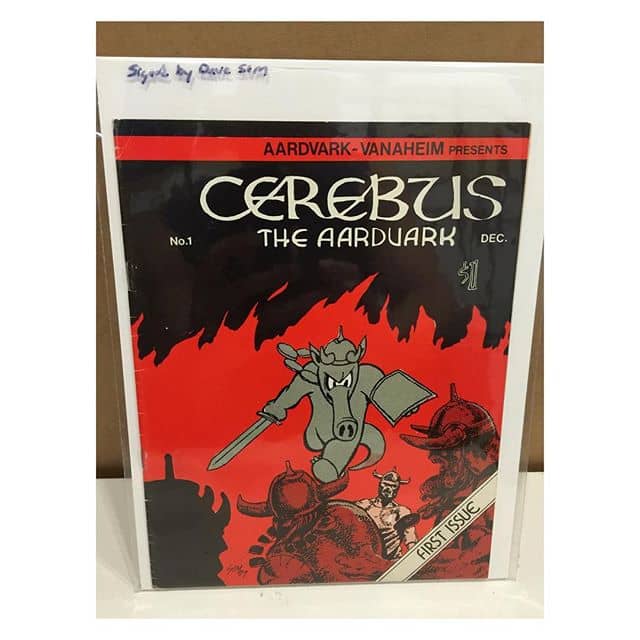 Newest arrival #cerebus #1 1st print signed by #davesim